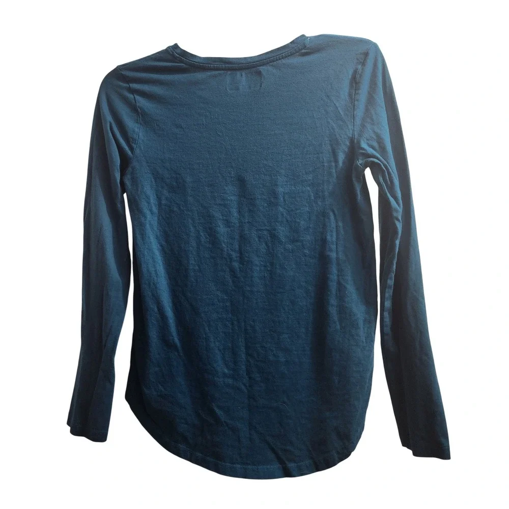 Eddie Bauer Kids Long Sleeve T Shirt Wild Free Fox Deer Bird Sequins Size XL 16‎